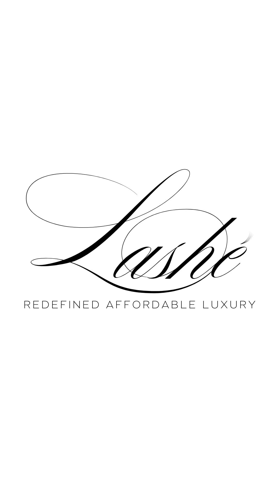 Lashé Luxe Noir Cashmere Volume Lash Extensions - SINGLE LENGHT